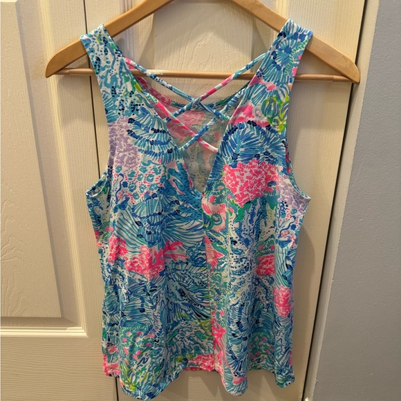 Lilly Pulitzer cotton tank top size small - Picture 2 of 3